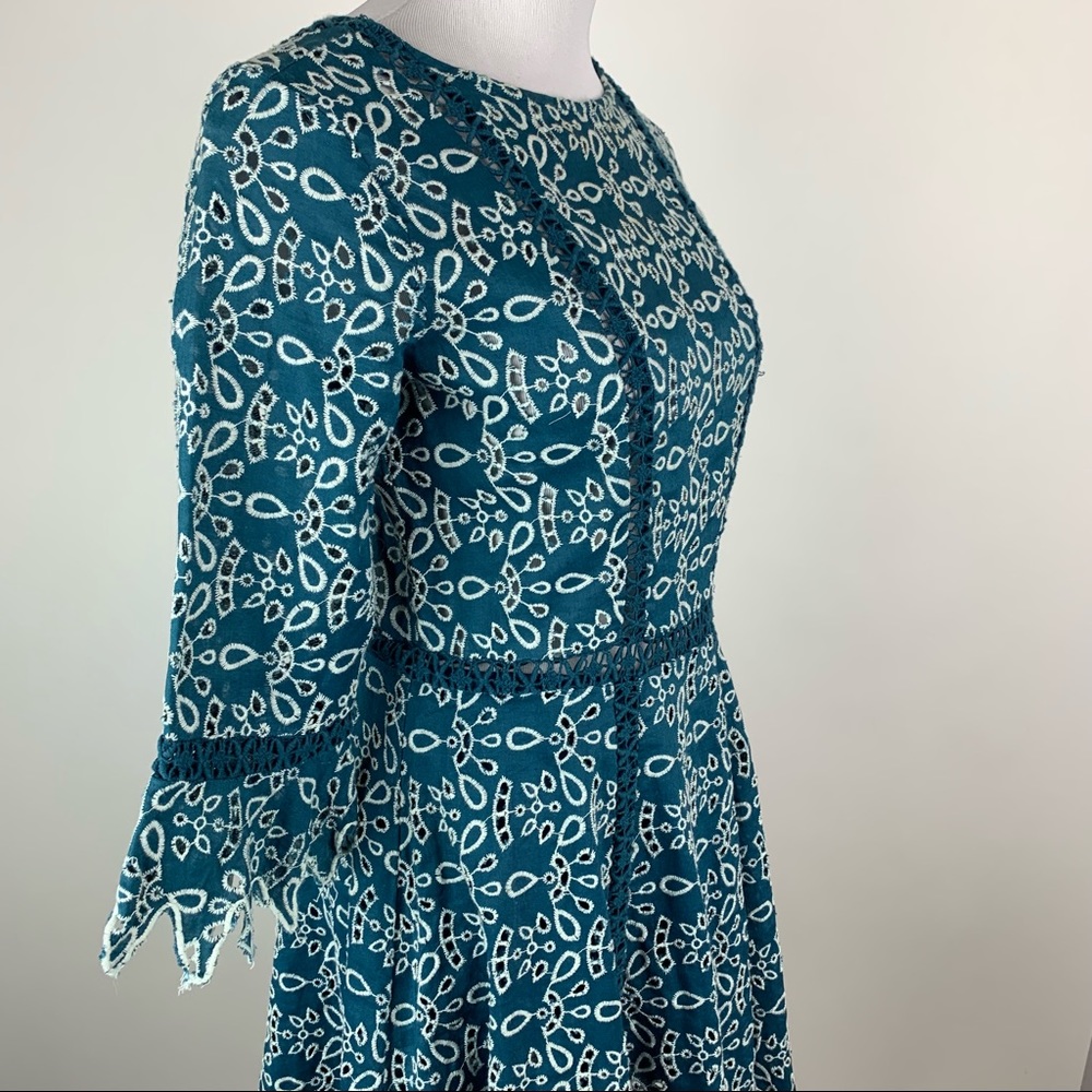 Maje Eyelet Dress Sz 2 - Picture 5 of 12